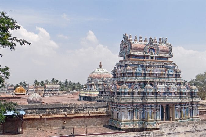 Le temple de Srirangam (Tiruchirapalli, Inde)