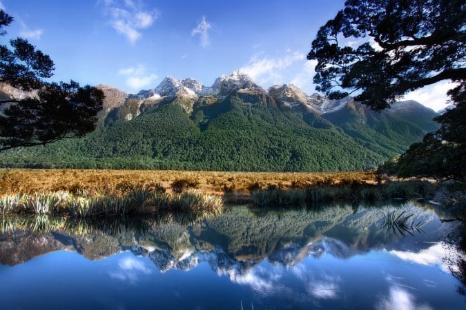 ‘Mother Nature’s Mirror,’ New Zealand, Milford Sound, Mirror Lake